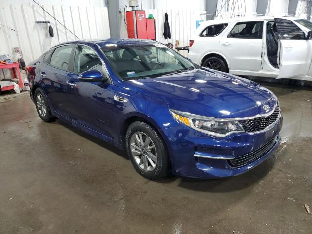 5XXGT4L10GG003295 - 2016 KIA OPTIMA LX BLUE photo 4