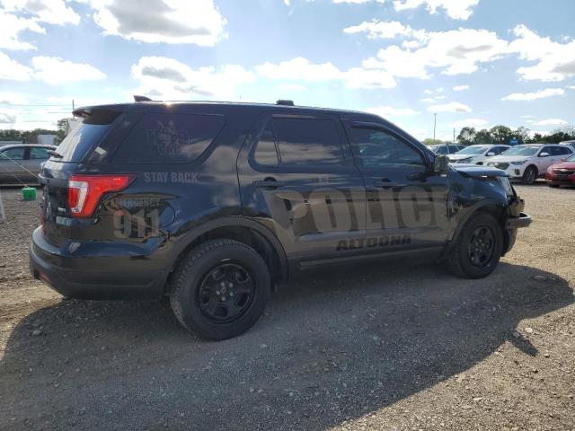 1FM5K8ARXJGB92012 - 2018 FORD EXPLORER POLICE INTERCEPTOR BLACK photo 3