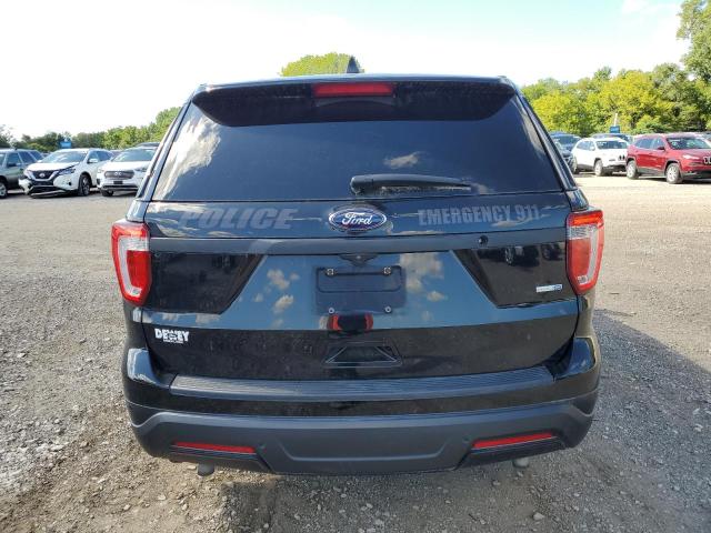 1FM5K8ARXJGB92012 - 2018 FORD EXPLORER POLICE INTERCEPTOR BLACK photo 6