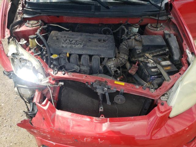 2T1KR32E16C622291 - 2006 TOYOTA COROLLA MA XR RED photo 11