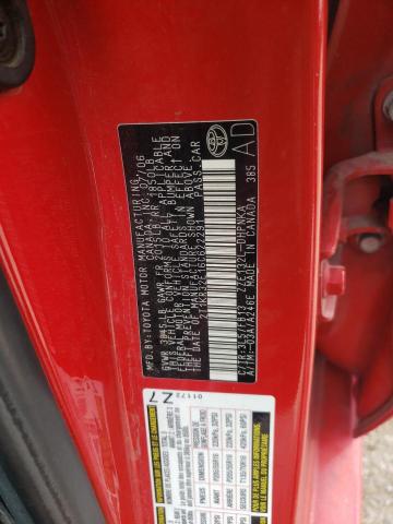 2T1KR32E16C622291 - 2006 TOYOTA COROLLA MA XR RED photo 12