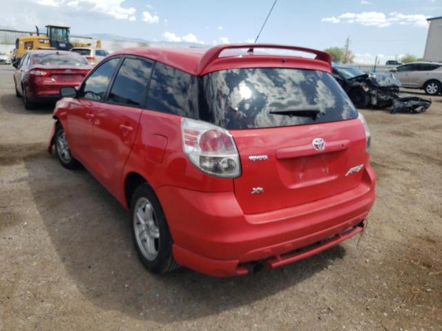 2T1KR32E16C622291 - 2006 TOYOTA COROLLA MA XR RED photo 2