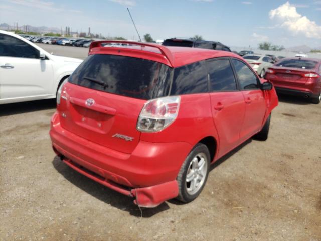 2T1KR32E16C622291 - 2006 TOYOTA COROLLA MA XR RED photo 3