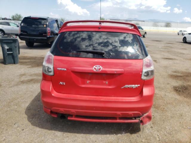 2T1KR32E16C622291 - 2006 TOYOTA COROLLA MA XR RED photo 6