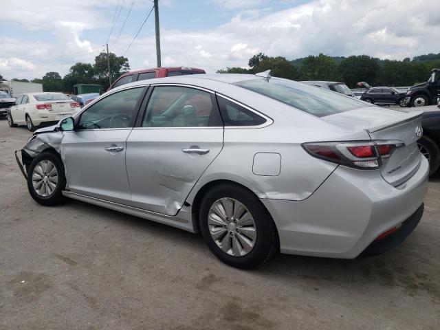 KMHE24L18GA025739 - 2016 HYUNDAI SONATA HYBRID SILVER photo 2