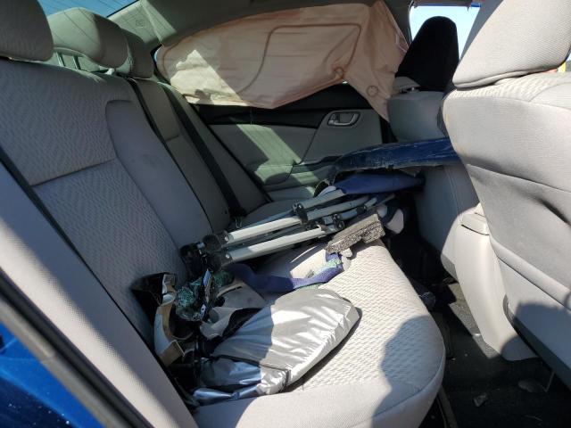 19XFB2F59EE002377 - 2014 HONDA CIVIC LX BLUE photo 10