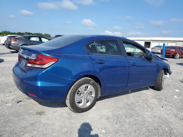 19XFB2F59EE002377 - 2014 HONDA CIVIC LX BLUE photo 3