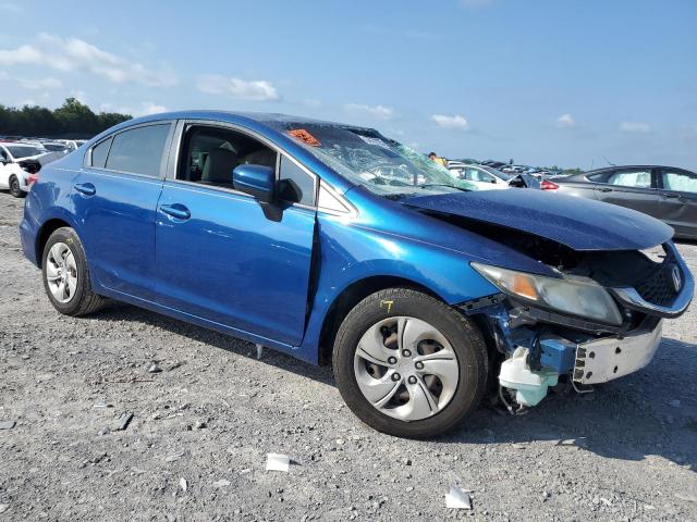19XFB2F59EE002377 - 2014 HONDA CIVIC LX BLUE photo 4