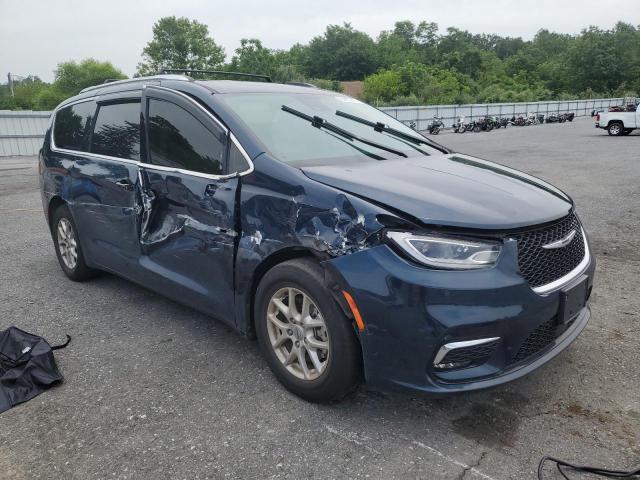 2C4RC1BG2MR597839 - 2021 CHRYSLER PACIFICA TOURING L BLUE photo 4