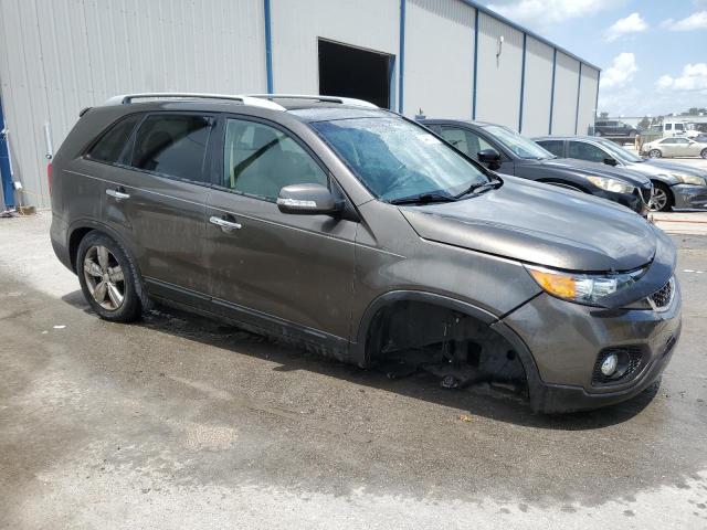 5XYKU4A66CG295675 - 2012 KIA SORENTO EX GRAY photo 4