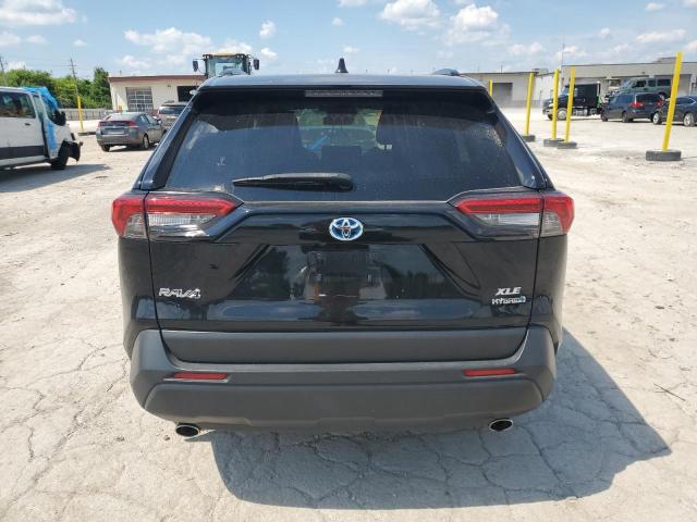 JTMR6RFV2MD012999 - 2021 TOYOTA RAV4 XLE BLACK photo 6