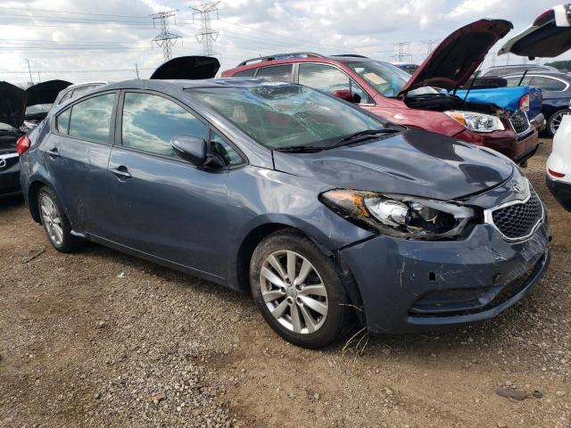 KNAFX4A60G5602231 - 2016 KIA FORTE LX TEAL photo 4