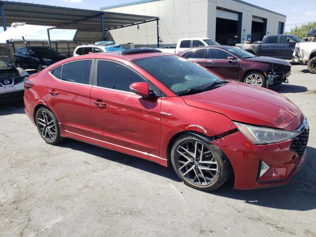 KMHD04LB7KU842914 - 2019 HYUNDAI ELANTRA SPORT RED photo 4