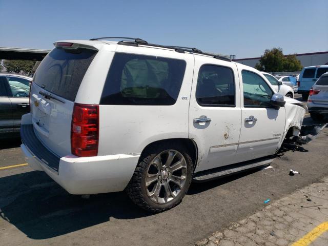 1GNSKCE01DR376518 - 2013 CHEVROLET TAHOE K1500 LTZ WHITE photo 3