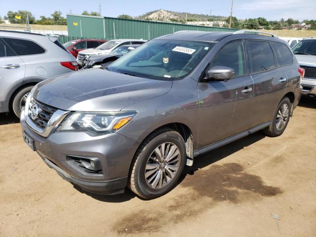 5N1DR2MM5JC624825 - 2018 NISSAN PATHFINDER S GRAY photo 1