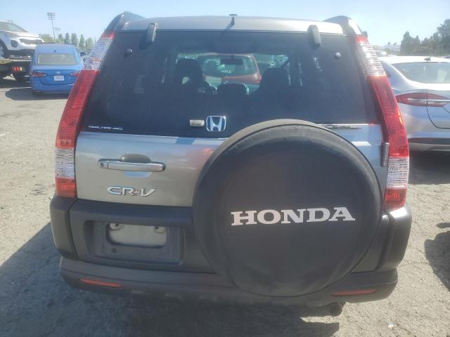 JHLRD78885C016907 - 2005 HONDA CR-V EX BLACK photo 6