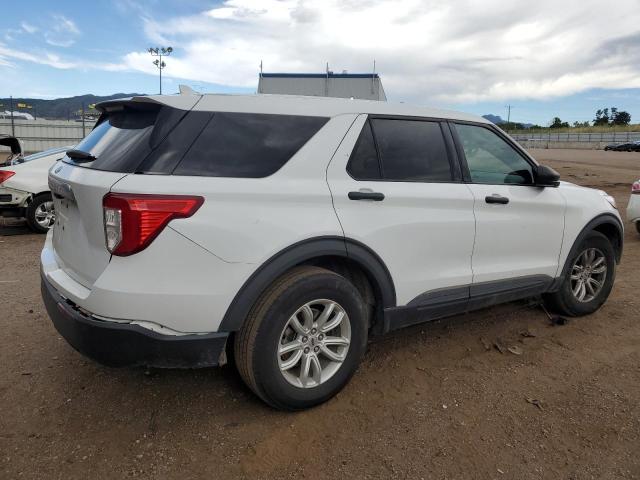 1FMSK8BB4LGC36318 - 2020 FORD EXPLORER WHITE photo 3