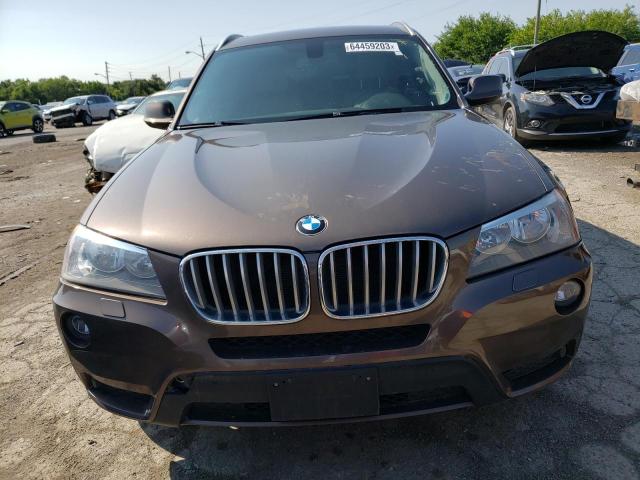 5UXWX9C52E0D30779 - 2014 BMW X3 XDRIVE28I BROWN photo 5