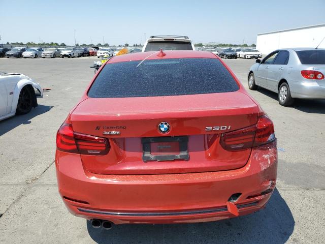 WBA8D9G54JNU67629 - 2018 BMW 330 XI Қызыл фото 6