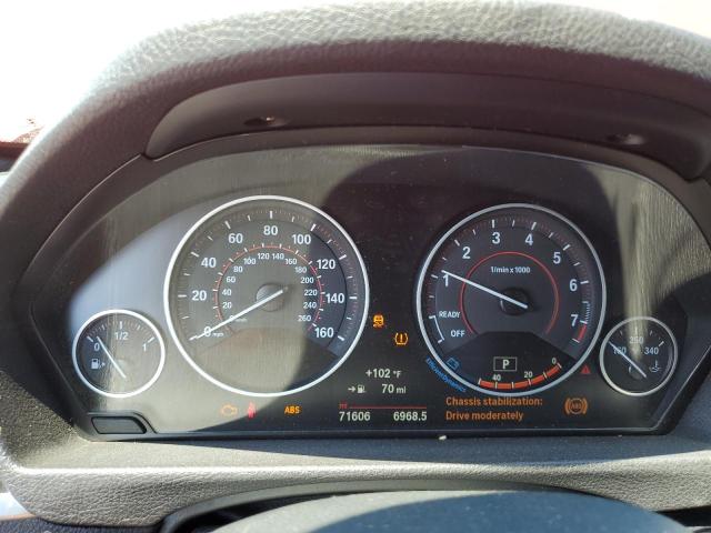 WBA8D9G54JNU67629 - 2018 BMW 330 XI Қызыл фото 9