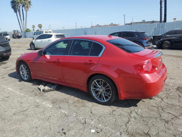 JNKBV61E67M723599 - 2007 INFINITI G35 RED photo 2