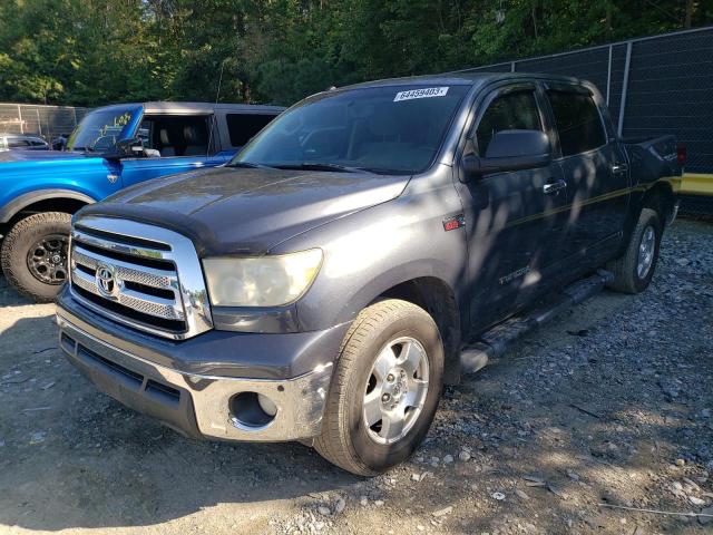 5TFEY5F10AX083448 - 2010 TOYOTA TUNDRA CREWMAX SR5 GRAY photo 1