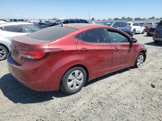 5NPDH4AE7GH697868 - 2016 HYUNDAI ELANTRA SE RED photo 3