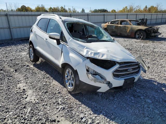 MAJ3P1TE9JC168456 - 2018 FORD ECOSPORT SE WHITE photo 1