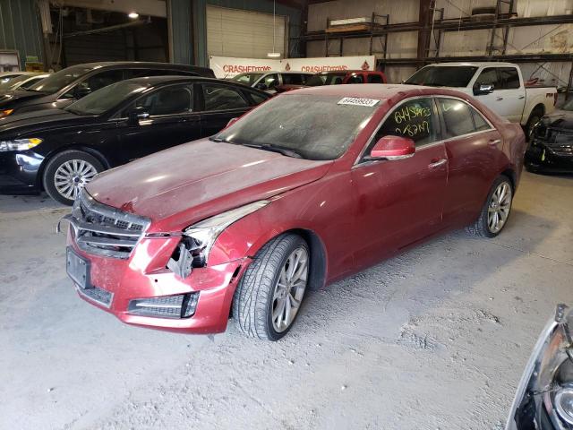 1G6AL5SX3E0112482 - 2014 CADILLAC ATS PREMIUM BURGUNDY photo 1