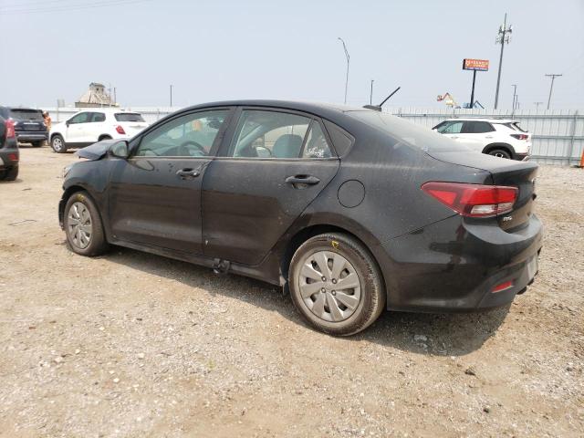 3KPA24AD7LE273925 - 2020 KIA RIO LX BLACK photo 2