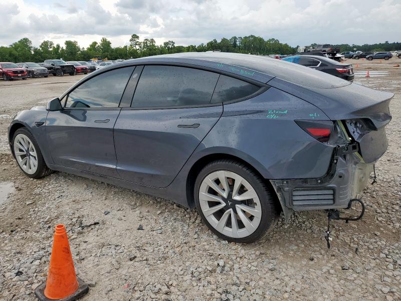 5YJ3E1EAXPF674433 - 2023 TESLA MODEL 3 Szary zdjęcie 2