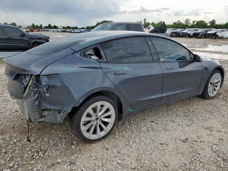 5YJ3E1EAXPF674433 - 2023 TESLA MODEL 3 Szary zdjęcie 3