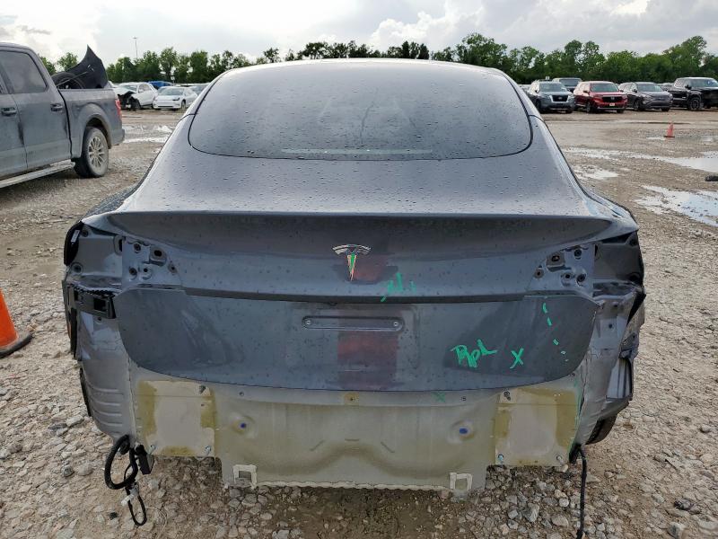 5YJ3E1EAXPF674433 - 2023 TESLA MODEL 3 Szary zdjęcie 6