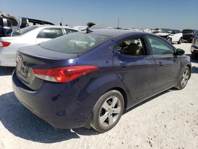 5NPDH4AE0DH399576 - 2013 HYUNDAI ELANTRA GLS BLUE photo 3