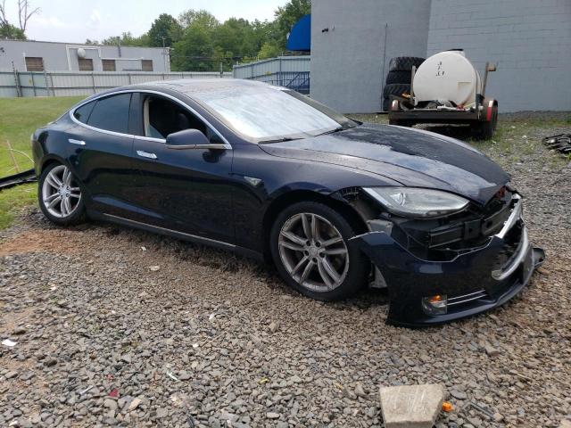 5YJSA1DP3DFP13050 - 2013 TESLA MODEL S 蓝色 照片 4