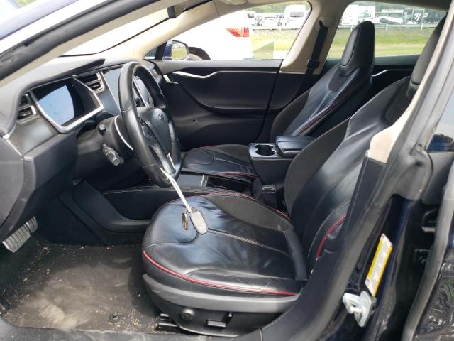 5YJSA1DP3DFP13050 - 2013 TESLA MODEL S 蓝色 照片 7