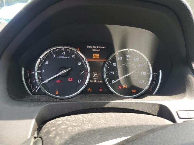 19UUB1F58GA005375 - 2016 ACURA TLX TECH WHITE photo 9