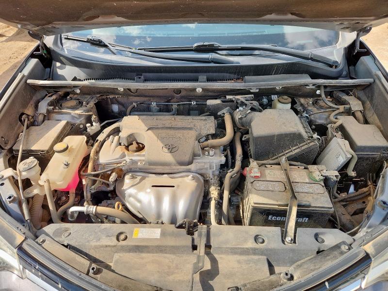 2T3ZFREV5JW449119 - 2018 TOYOTA RAV4 LE GRAY photo 12