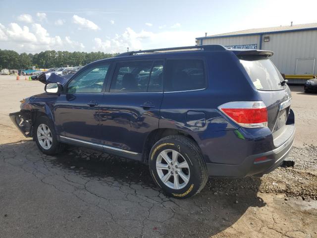 5TDBK3EH9CS170393 - 2012 TOYOTA HIGHLANDER BASE Синій фото 2