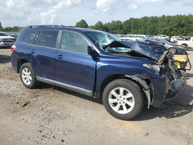 5TDBK3EH9CS170393 - 2012 TOYOTA HIGHLANDER BASE Синій фото 4