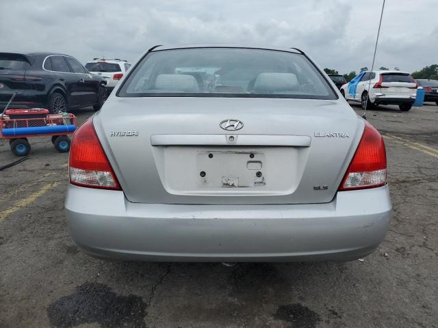 KMHDN45D62U430290 - 2002 HYUNDAI ELANTRA GLS SILVER photo 6