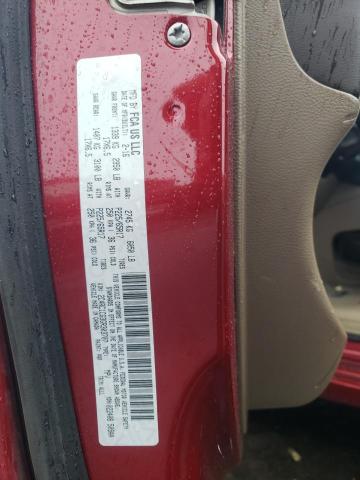 2C4RC1CG3GR303707 - 2016 CHRYSLER TOWN & COU TOURING L RED photo 13