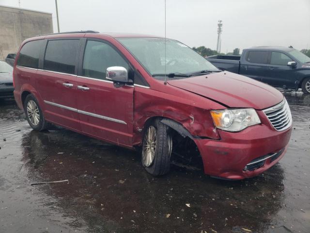 2C4RC1CG3GR303707 - 2016 CHRYSLER TOWN & COU TOURING L RED photo 4