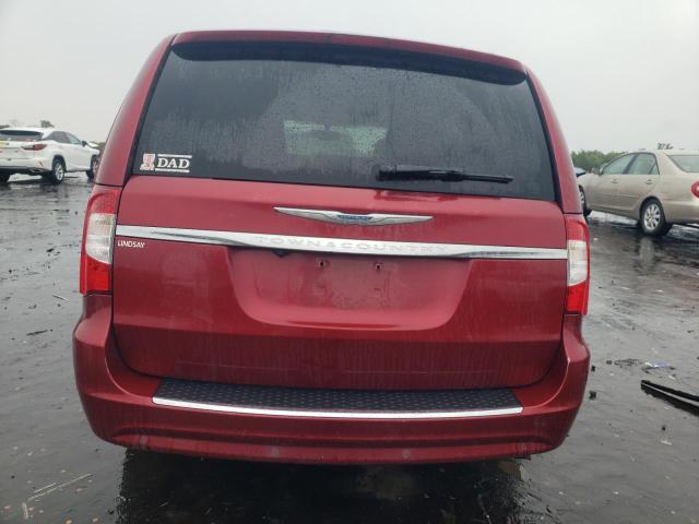 2C4RC1CG3GR303707 - 2016 CHRYSLER TOWN & COU TOURING L RED photo 6