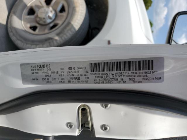 3C6UR5DL5JG277580 - 2018 RAM 2500 SLT WHITE photo 12