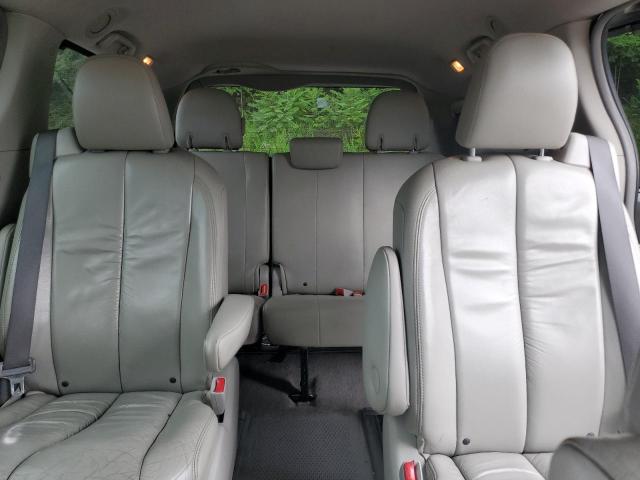 5TDDK3DC7BS011935 - 2011 TOYOTA SIENNA XLE გრაფიტი ფოტო 10