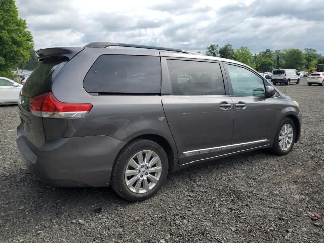 5TDDK3DC7BS011935 - 2011 TOYOTA SIENNA XLE გრაფიტი ფოტო 3