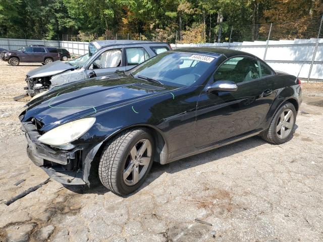 WDBWK54F57F162941 - 2007 MERCEDES-BENZ SLK 280 BLACK photo 1