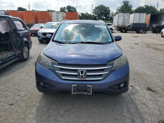 5J6RM4H7XDL024227 - 2013 HONDA CR-V EXL BLUE photo 5