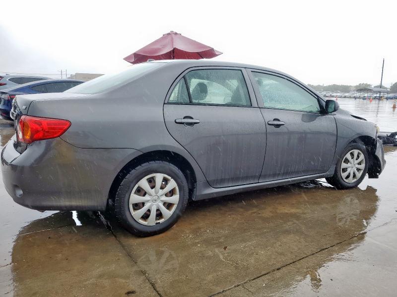 JTDBL40E99J046856 - 2009 TOYOTA COROLLA BASE ნაცრისფერი ფოტო 3